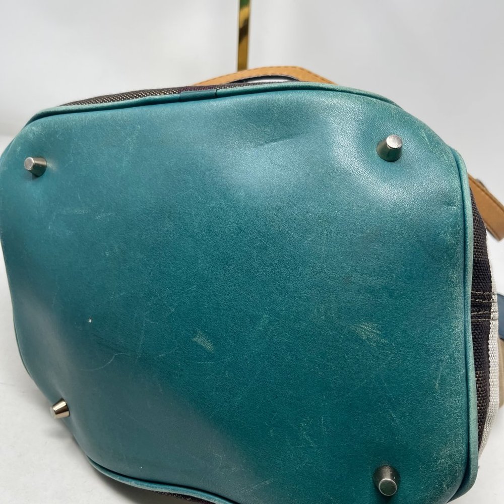 BURBERRY Ashby Canvas Tassel Bucket Bag - Picture 4 of 10